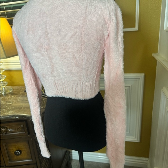 For Love and Lemons 🍋 Pink and Yellow Women's Sweater - Picture 12 of 12